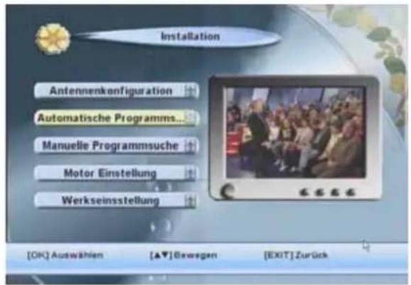 ZEHNDER ZX 590 - Programmsuche mit Drehantennen und DiSEqC 1.2 - 1