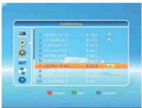 ZEHNDER ZX 2710 Hue - Satellitenliste - 2