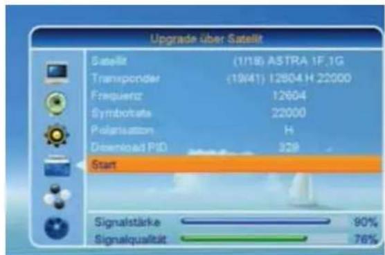 ZEHNDER ZX 2710 Hue - Software Update über Satellit - 1