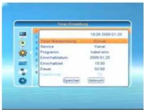 ZEHNDER ZX 2700 HU - Timereinstellungen - 2