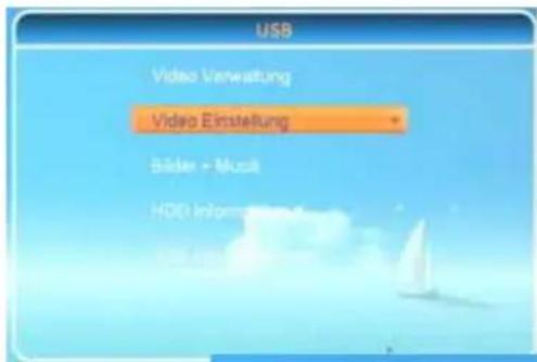 ZEHNDER ZX 2700 HU - Video Einstellungen - 1