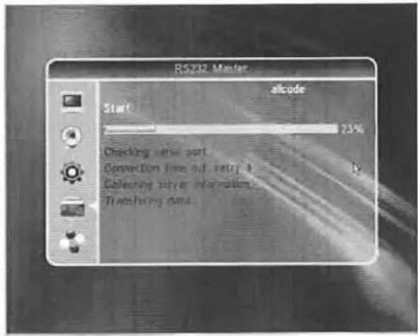 ZEHNDER ZX 2300 H - RS 232 Master: Upgrade/Datenüberspielen von einem Receiver zum anderen - 2