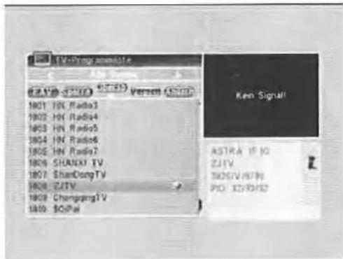 ZEHNDER ZX 2300 H - TV-Programmliste - 4