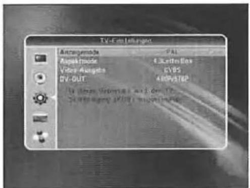 ZEHNDER ZX 2300 H - TV-Einstellungen - 3