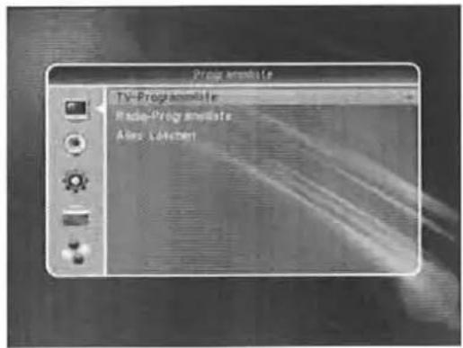ZEHNDER ZX 2300 H - Programmliste bearbeiten - 1