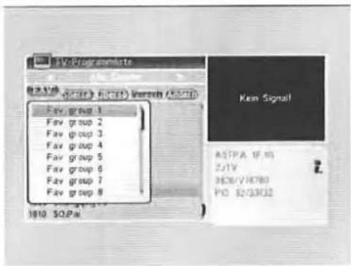 ZEHNDER ZX 2300 H - TV-Programmliste - 2