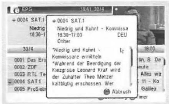 ZEHNDER ZX 2300 H - Die Programmübersicht enthält: - 1