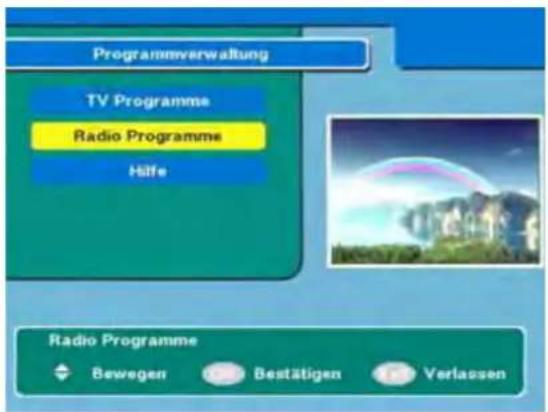 ZEHNDER ZX 2100 - Bearbeiten der Radioprogrammliste - 1
