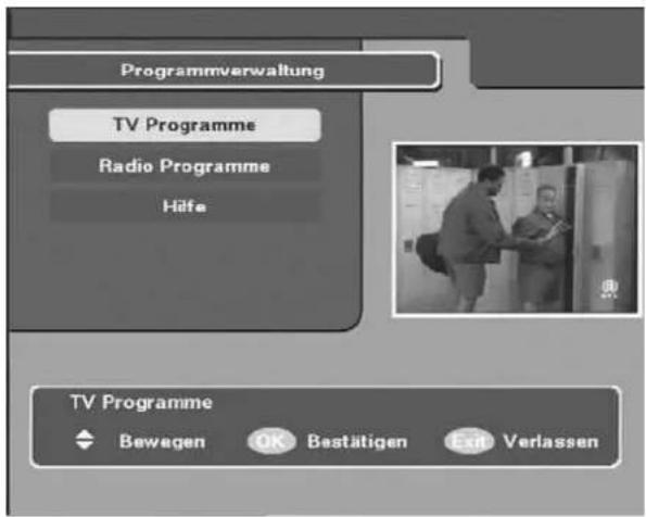 ZEHNDER ZX 1100 - (Programmliste einsehen, sortieren, löschen, sperren, umbenennen) - 1