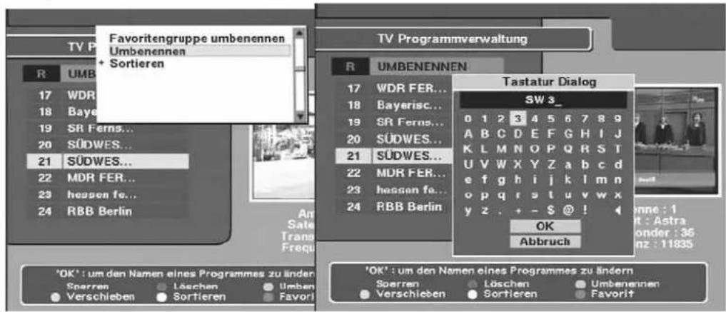 ZEHNDER ZX 1100 - Umbenennen Programmnamen ändern (-Taste) - 1