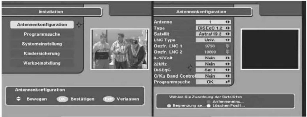 ZEHNDER ZX 1100 - Antenneneinstellung – Hilfsfunktion zur Antennenausrichtung - 1