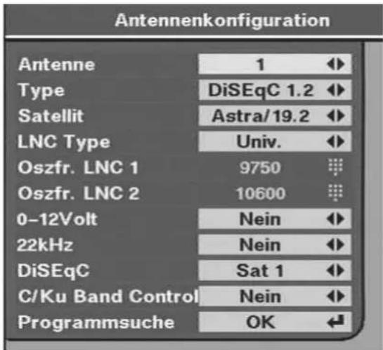 ZEHNDER ZX 1100 - Antennenkonfiguration – für Mehrsatellitenempfang - 2