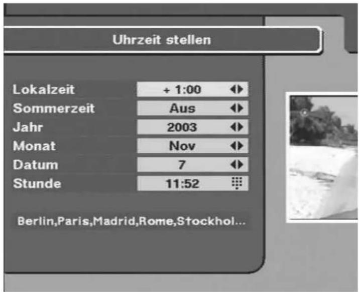 ZEHNDER ZX 1100 - Uhrzeit einstellen - 1