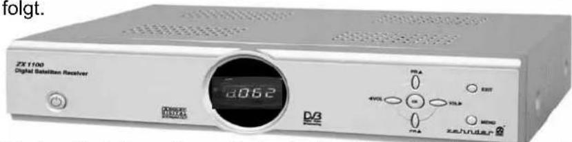 ZEHNDER ZX 1100 - Anleitung für das Upgrade/Datenüberspielen von einem Receiver zum anderen - 3
