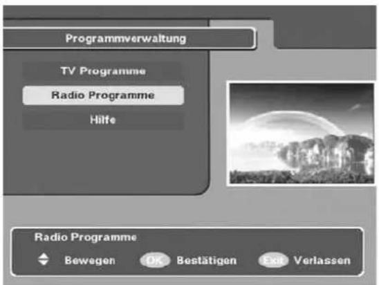 ZEHNDER ZX 1100 - Bearbeiten der Radioprogrammliste - 1