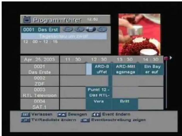 ZEHNDER ZX 1000 - Elektronischer Programmführer - 1