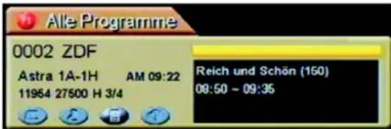 ZEHNDER ZX 1000 - TV-Programme wählen - 1