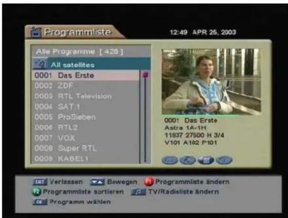 ZEHNDER ZX 1000 - Erweiterte Programmliste - 1