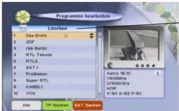 ZEHNDER ZX 2102 - Verschiedene Arten von Programmlöschfunktionen - 1