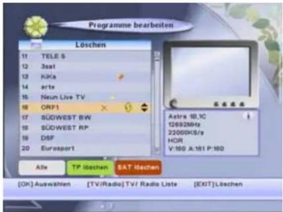 ZEHNDER ZX 2102 - Löschen eines Programms (ROT - Taste) - 1