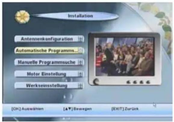 ZEHNDER ZX 2102 - Programmsuche mit Drehantennen und DiSEqC 1.2 - 1