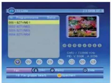 ZEHNDER TX 444 Hue - Fernsehprogramm-Liste - 1