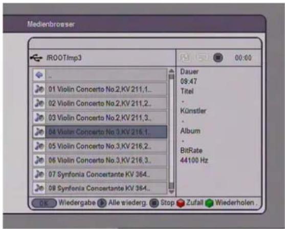 ZEHNDER HX 8010 I - MP3-Dateien - 1
