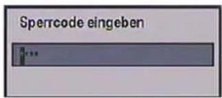ZEHNDER HX 8010 I - PROGRAMME SPERREN - 1