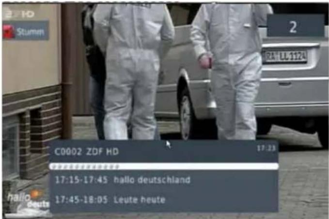 ZEHNDER HX 7133 PVR - TV-Betrieb ein-/ausschalten - 1
