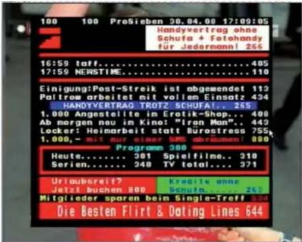 ZEHNDER HX 7133 PVR - Videotextempfang TTX(ROT(speichert bis zu 800 Seiten)) - 1