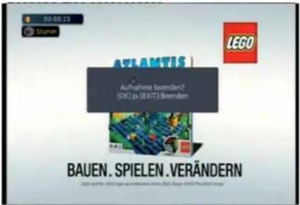 ZEHNDER HX 7133 PVR - Manuelles Stoppen einer Aufnahme - 1