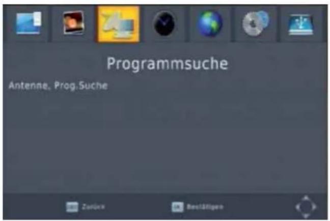 ZEHNDER HX 7133 PVR - Antenneneinstellung: - 1