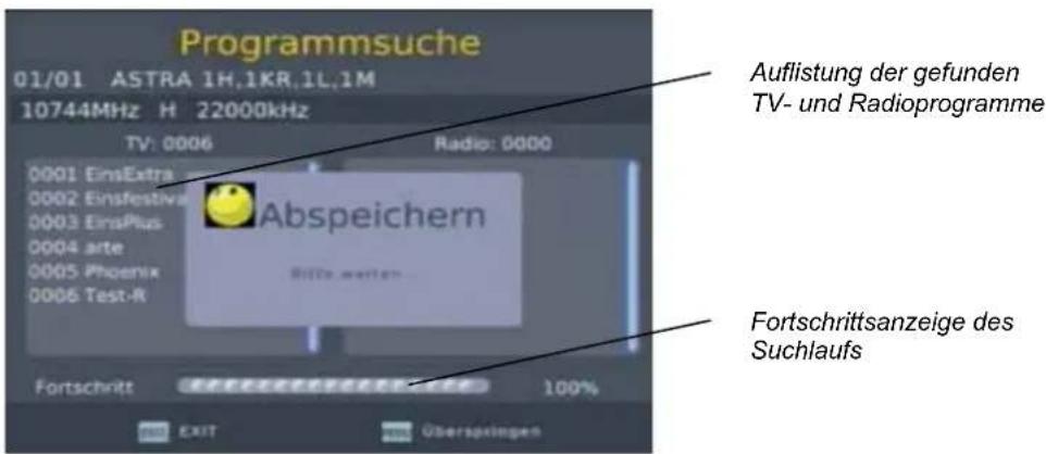 ZEHNDER HX 7133 PVR - Programmsuchlauf - 1