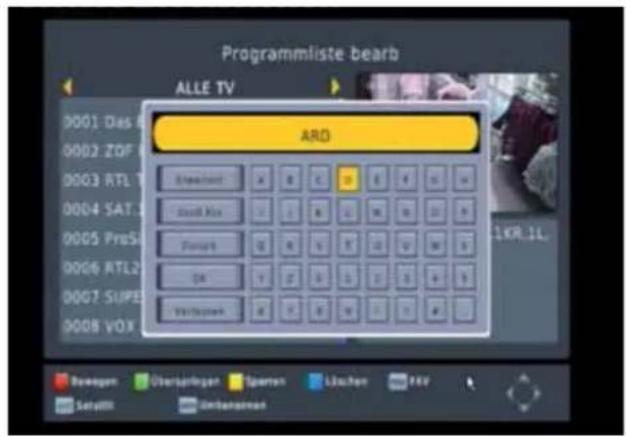 ZEHNDER HX 7133 PVR - Umbenennen Programmnamen ändern ( INFO - Taste) - 1