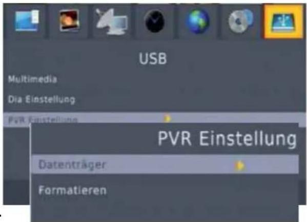 ZEHNDER HX 7133 PVR - Speichermedium/Festplatte formatieren - 1