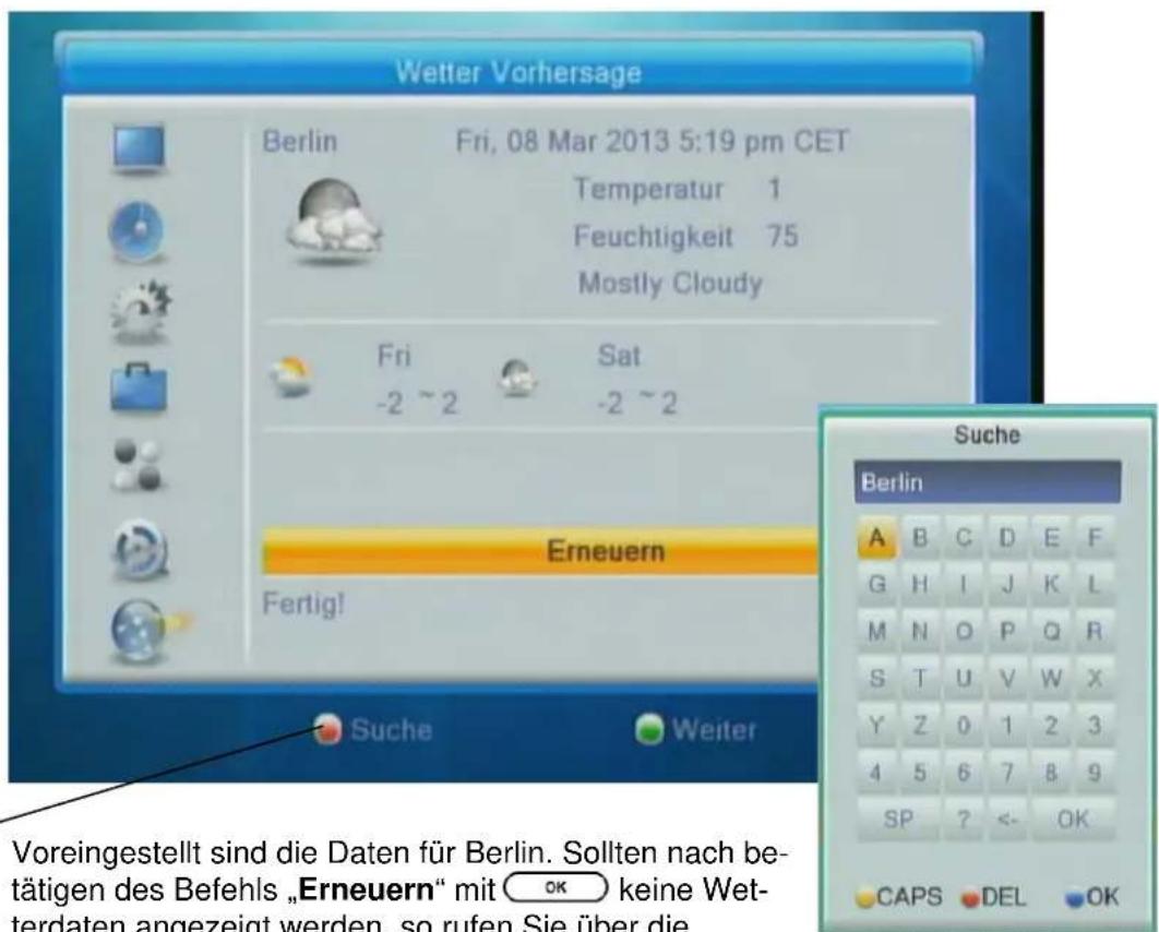 ZEHNDER HX 7202 CI+ - Wetter Vorhersage - 1