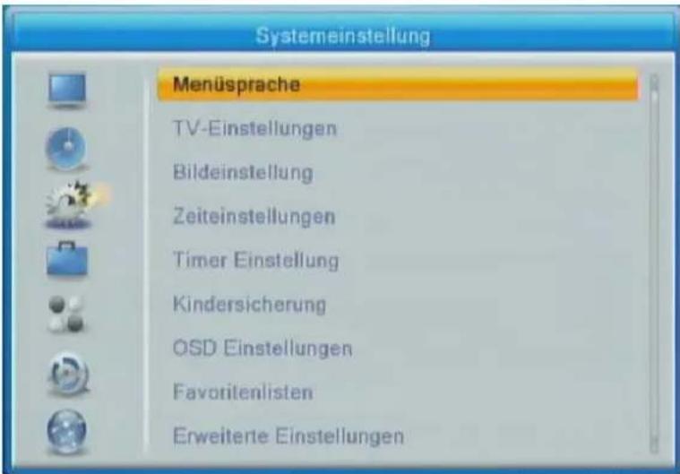 ZEHNDER HX 7202 CI+ - Systemeinstellungen - 1