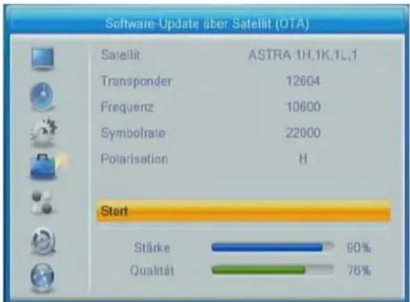 ZEHNDER HX 7202 CI+ - Software Update über Satellit - 1