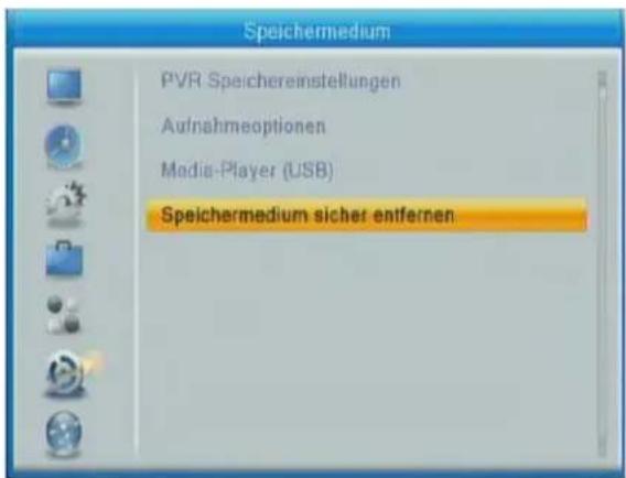 ZEHNDER HX 7202 CI+ - Speichermedium sicher entfernen - 1