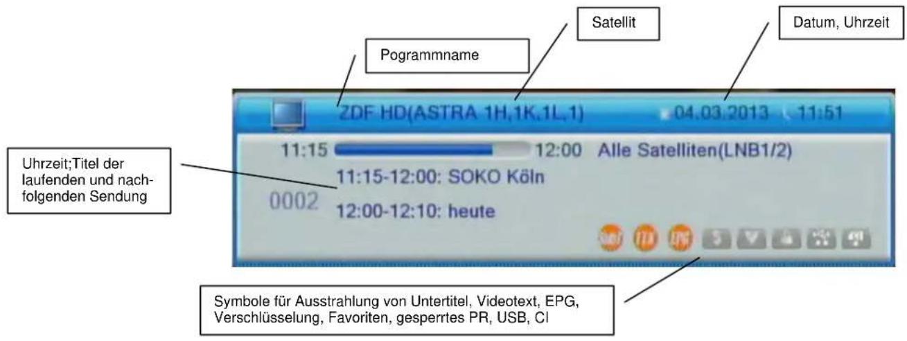 ZEHNDER HX 7202 CI+ - Programminformation INFO - 1