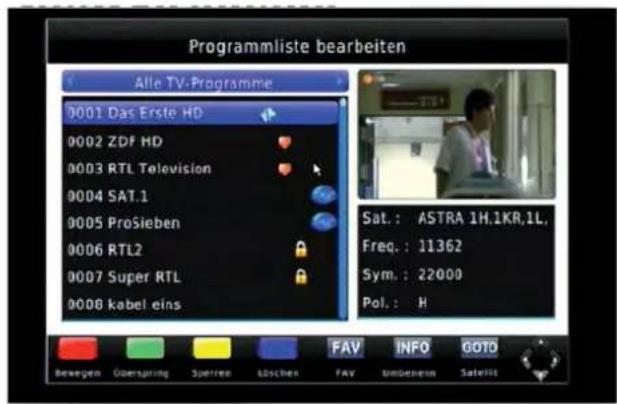ZEHNDER HX 7120u - Programm auf anderen Platz in der Programmliste verschieben ROT - 1