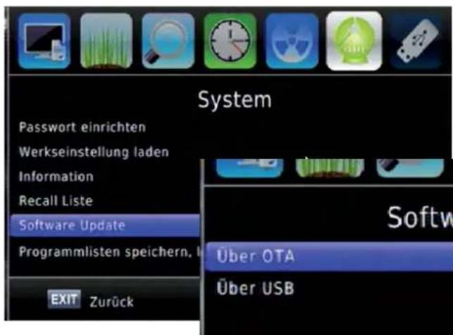 ZEHNDER HX 7120u - Software Update über Satellit oder USB - 1