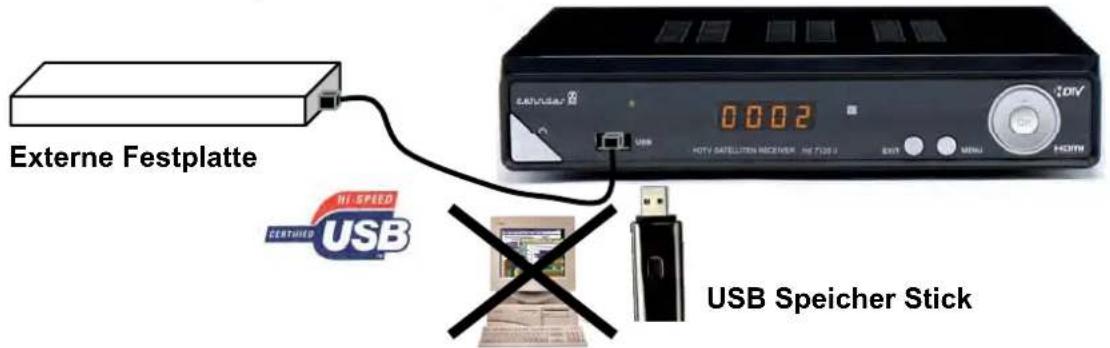ZEHNDER HX 7120u - Installation/ Anschluss von USB-Geräten - 1