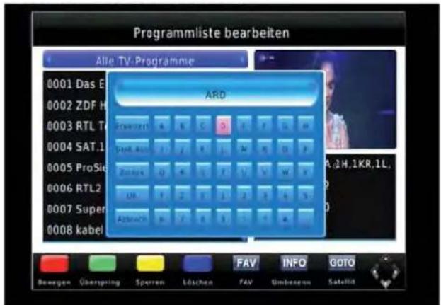 ZEHNDER HX 7120u - Umbenennen Programmnamen ändern ( INFO - Taste) - 1
