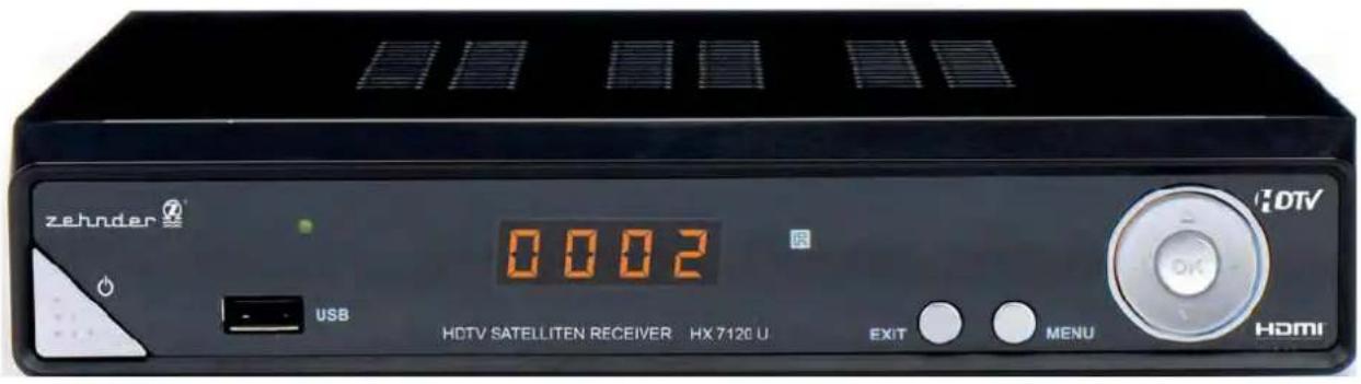 ZEHNDER HX 7120u - BEDIENUNGSELEMENTE UND ANSCHLÜSSE - 1