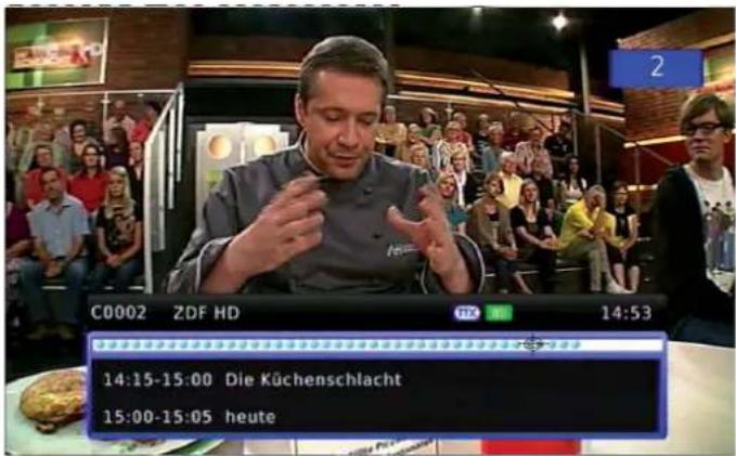ZEHNDER HX 7120u - TV-Betrieb ein-/ausschalten - 1