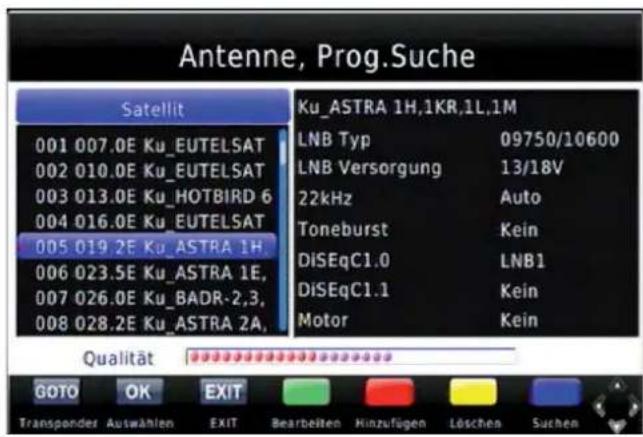 ZEHNDER HX 7120u - Antenneneinstellung: - 2