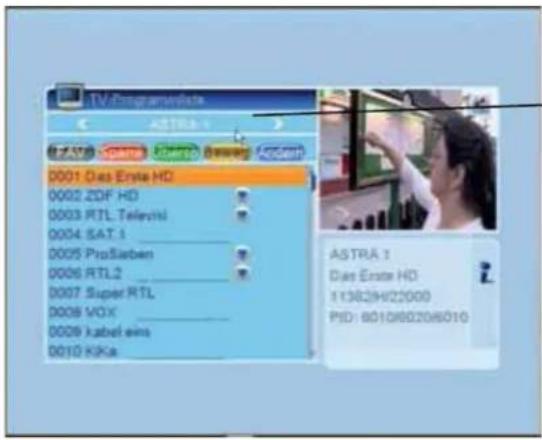 TV-ProgrammInfo ASTRA 1 0001 Das Erste HD 0002 ZDF HD 0003 RTL Televini 0004 SAT.1 0005 ProStarben 0006 RTL2 0007 Super RTL 0008 VOX 0009 kabel eins 0010 Kikis ASTRA 1 Das Erste HD 113829H22000 PID: 801080208010