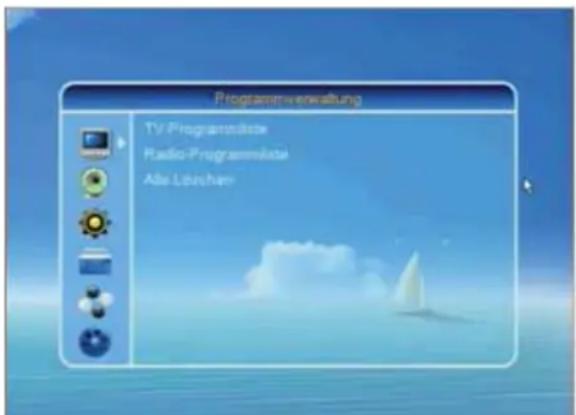 Programmewertung TV-Programmärkte Radio-Programmäste Alle Löschen