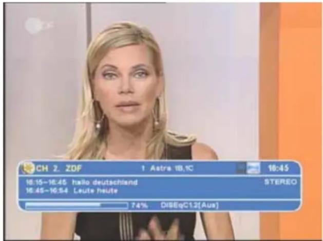 ZEHNDER DY 3350 CXI - TV-Betrieb ein-/ausschalten - 1